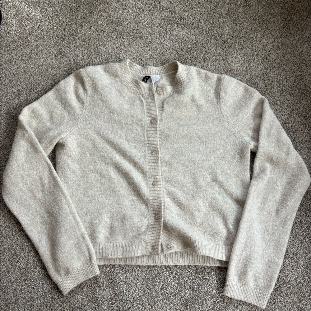H&M button down sweater